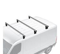 Menabo Barre trasversali compatibili con Iveco Daily 2014 - 2026 barre di base in alluminio argento 3X