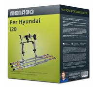 Menabo Logic 3 portabici per Hyundai i20 Tipo GB per 3 bici Nuovo