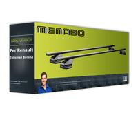 Menabo Omega Black acciaio barre portatutto per Renault Talisman Berlina 15-22