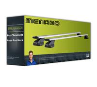 Menabo Omega Plus alluminio barre portatutto per Chevrolet Aveo Fastback 11-