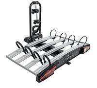 Portabici 4 bici posteriore per gancio traino reclinabile Menabo Alcor 4