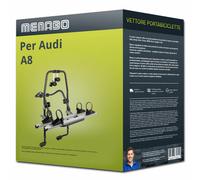Menabo Stand Up 2 portabici per Audi A8 Tipo 4E per 2 bici Nuovo