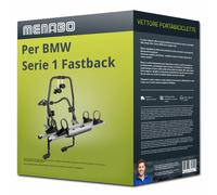 Menabo Stand Up 2 portabici per BMW Serie 1 Fastback E81/E87 per 2 bici Nuovo