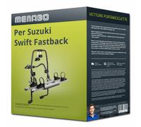 Menabo Stand Up 2 portabici per Suzuki Swift Fastback III EZ/MZ per 2 bici Top