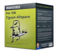 Menabo Stand Up 2 portabici portellone per VW Tiguan Allspace BW2, BJ2 - 2 bici