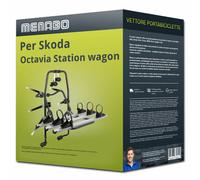 Menabo Stand Up 3 portabici per Skoda Octavia Station wagon II 1Z5 per 3 bici