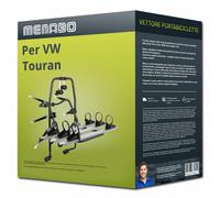 Menabo Stand Up 3 portabici per VW Touran Tipo 1T3 per 3 bici Nuovo