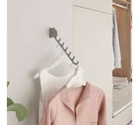 Menage Confort Appendiabiti pieghevole in acciaio per interni dell'armadio spogliatoio - 6 o 10 capi - per 10 grucce