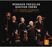 Menahem Pressler( Piano), Quatuor Ebene - A 90Th Birthday Celebration Live In Paris (Box Cd+Dvd)