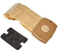 Menalux Sacchetti per aspirapolvere 1071 P compatibili con AEG, Privileg, Singer B 01 - 10 pezzi