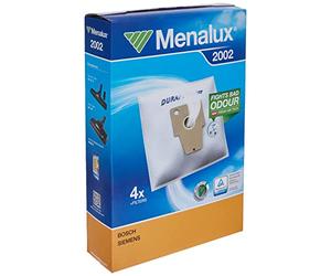 Menalux 2002 Confezione da 5 sacchetti sintetici + 1 microfiltro + 1 filtro motore