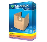 Menalux 900196175 Sacchetti per aspirapolvere, Carta, Bianco