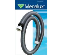 Menalux 900256292 Tubo Flessibile per aspirapolvere, Polipropilene (PP), cloruro di polivinile (PVC), o elastomeri termoplastici (TPE), Grigio
