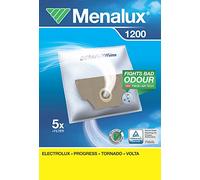 Menalux Confezione da 1200 sacchetti per aspirapolvere, 1 filtro motore e 1 micro filtro
