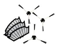 3 SPAZZOLINI + 3 FILTRO MOTORE ROBOT I-ROBOT ROOMBA 500 505 520 560 581 562 564