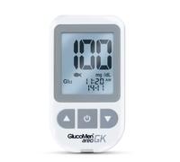 Menarini Diagnostics Strumento per la Misurazione del Glucosio nel Sangue GlucoMen Areo GK Meter Set NO VRAC - Glucometro, Misuratore Glicemia e Chetonemia (Risultato in 5-8 Secondi)