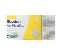 Menarini Glucoject Aghi Per Penna Da Insulina 5 mm 31G 100 Pezzi