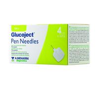 Menarini Glucoject Pen Needles Aghi Per Penna Da Insulina 4 mm 32G 100 Pezzi