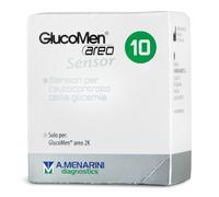 Menarini Strisce Glucomen Areo Sensor per Analisi Glicemia, 10 Strisce