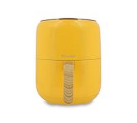 MENASTYL - Friggitrice senza olio ad aria calda Colorama - Zafferano - senza PFAS - 4.5L - 8 programmi - Temperatura fino a 200°C - Timer 1 ora - Cestino e griglia lavabili in lavastoviglie - 6025003