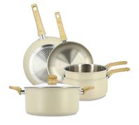 MENASTYL - Set 5 pezzi easynox in acciaio inox e alluminio ecume - 6014251