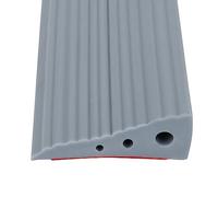 MENAYODA Rampe per soglia della porta, in gel di silice portatile, rampa per sedia a rotelle, autoadesiva, antiscivolo, per porte, gradini, scale (stile 1, grigio)