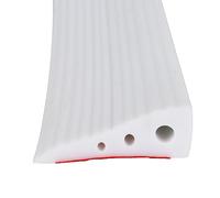 MENAYODA Rampe per soglia della porta, in gel di silice portatile, rampa per sedia a rotelle, autoadesiva, antiscivolo, per porte, gradini, scale (stile 1, bianco)