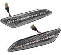 MenDaOLv Indicatore Direzione Indicatore Direzione Dinamico per Alfa Romeo 147 (937) 2000-2010 Indicatore Lampeggiante per Specchietto Retrovisore Freccia Specchietto Laterale.,B-Crystal