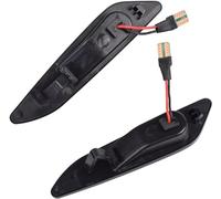 MenDaOLv Indicatore Direzione Indicatore Direzione Dinamico per Alfa Romeo 147 (937) 2000-2010 Indicatore Lampeggiante per Specchietto Retrovisore Freccia Specchietto Laterale.,A-Smoked Black