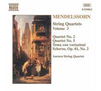 Mendelssohn, F. - Qt Str 2/5/Var Tema 1/Sche