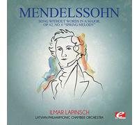 Mendelssohn, Felix - Mendelssohn: Song Without Words In A Major Op 62
