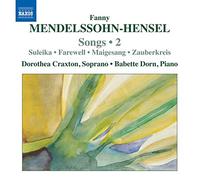 Fanny Mendelssohn Fanny Mendelssohn-Hensel: Songs - Volume 2 (CD) Album