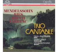 MENDELSSOHN / RIES / BRUCH / FARR Trio for Flute Cello & Piano (CD)