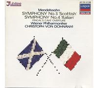 Mendelssohn - Symphonies 3 " Scottish " & 4 " Italian "