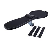 Mendler Bracciolo 2in1 con tappetino per mouse HWC-N76, tavolo/bracciolo supporto poggiapolsi articolato ergonomico regolabile