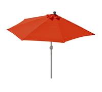 Mendler Ombrellone semicircolare Parla, ombrellone da balcone, UV 50+, poliestere, alluminio, 3 kg, 300 cm, senza supporto