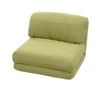 Mendler Poltrona Letto Pouf Relax Morbido Imbottito HWC-E68 trasformabile Tessuto - Verde