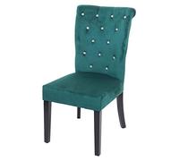 Mendler Sedia per Sala da Pranzo Soggiorno HWC-D22 100x51x64cm Velluto Verde