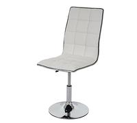 Mendler Sedia Soggiorno Elegante HWC-C41 Design Moderno Ecopelle Sala Pranzo Bianco