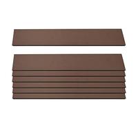 Mendler Set 7X Listelli per Pannelli frangivento fendivista Privacy Sarthe WPC 90cm Marrone