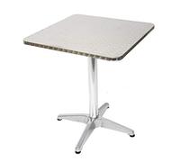 Mendler Tavolo bistro bar giardino M28 alluminio quadrato 60x60x70cm