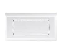 Mendorio Placca di Comando per Cassetta WC, con Set di Leve di Scarico e Viti di Installazione, Compatibile con Geberit 200F, 115.222.11.1, 1 Pezzo(Bianco)