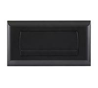 Mendorio Placca di Comando per Cassetta WC, con Set di Leve di Scarico e Viti di Installazione, Compatibile con Geberit 200F, 115.222.11.1, 1 Pezzo(Opaco Nera)