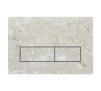 Mendorio Placca di Comando WC Compatibile con Geberit Duofix Sigma, Delta e Basic, Ricambio con Set di Barre di Spinta e Telaio di Montaggio per UP300 & UP320, 245 x 164 mm(Beige-Y4)