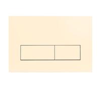 Mendorio Placca di Comando WC, Compatibile con Geberit Sigma, UP300 e UP320, Piastra Doppio Scarico, Dimensioni 246×164 mm, Completa di Set di Leve di Scarico e Telaio di Montaggio,Opaco(Crema bianco)