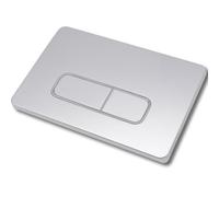 Mendorio Placca di Comando WC, Compatibile con Geberit Sigma, UP300 e UP320, Piastra Doppio Scarico, Dimensioni 243×163 mm, Completa di Set di Leve di Scarico e Telaio di Montaggio(Argento).