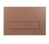 Mendorio Placca di Comando WC, Compatibile con Geberit Sigma, UP300 e UP320, Piastra Doppio Scarico, Dimensioni 246×164 mm, Completa di Set di Leve di Scarico e Telaio di Montaggio (Bronzo)