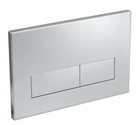 Mendorio Placca di comando WC, compatibile con Geberit Sigma20, UP300 e UP320, Doppio flusso con controllo e pannello fisso, Dimensioni 246x164 mm (Grigio-Y6-B)