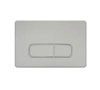 Mendorio Placca di Comando WC per Geberit Sigma 01/20/30/21,Argento Opaco | per Cassetta Scarico Incasso,Risciacquo a due Quantità,UP300/UP320,246 × 164 mm,completa di set di leve e telaio di montaggio