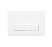 Mendorio Placca di Comando WC per Geberit Sigma 01/20/30/21,Bianco